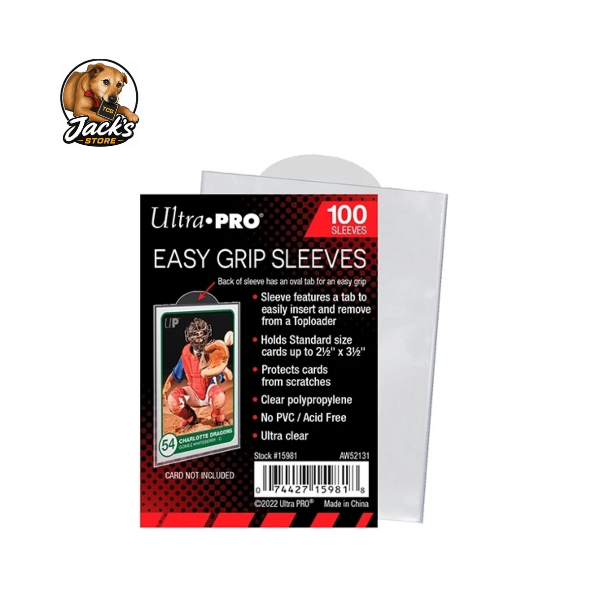 Ultra Pro - Easy Grip Sleeves Standard Size - 100pz
