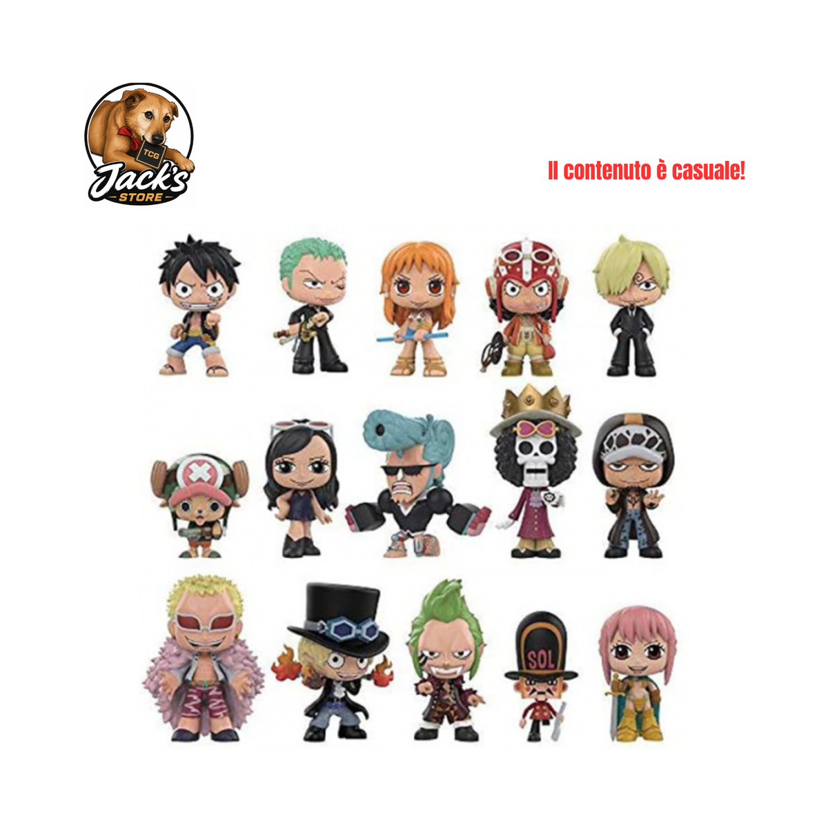 FUNKO MYSTERY MINI - One Piece 1 PEZZO CASUALE