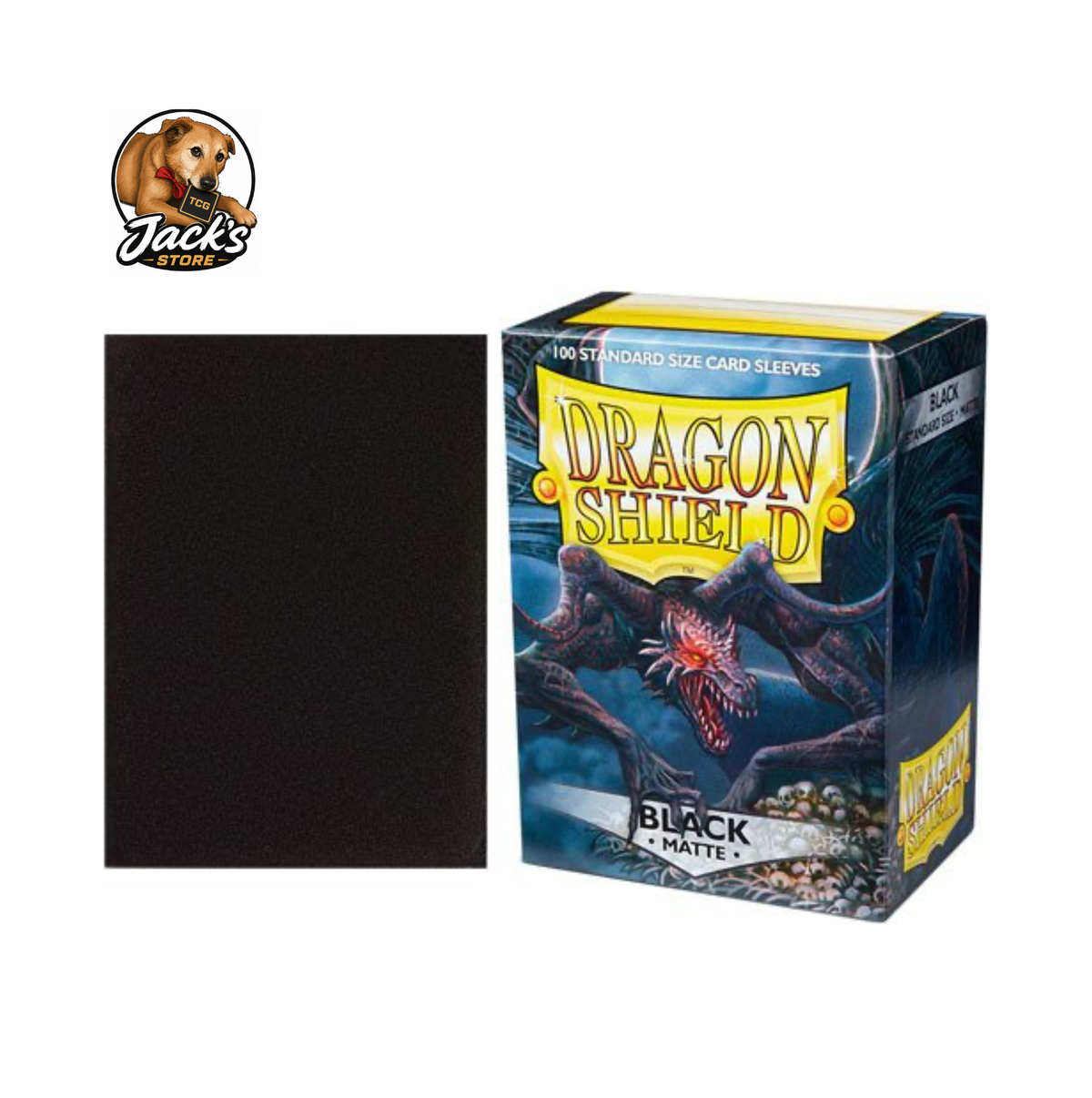 Dragon Shield - Bustine Protettive Standard - Matte Black 100Pz