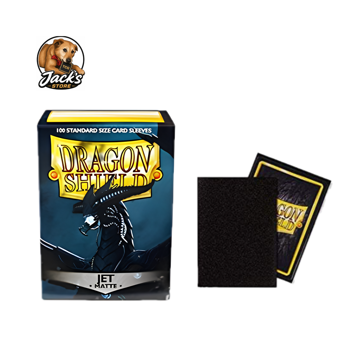 Dragon Shield - Bustine Standard Matte - Jet 100Pz