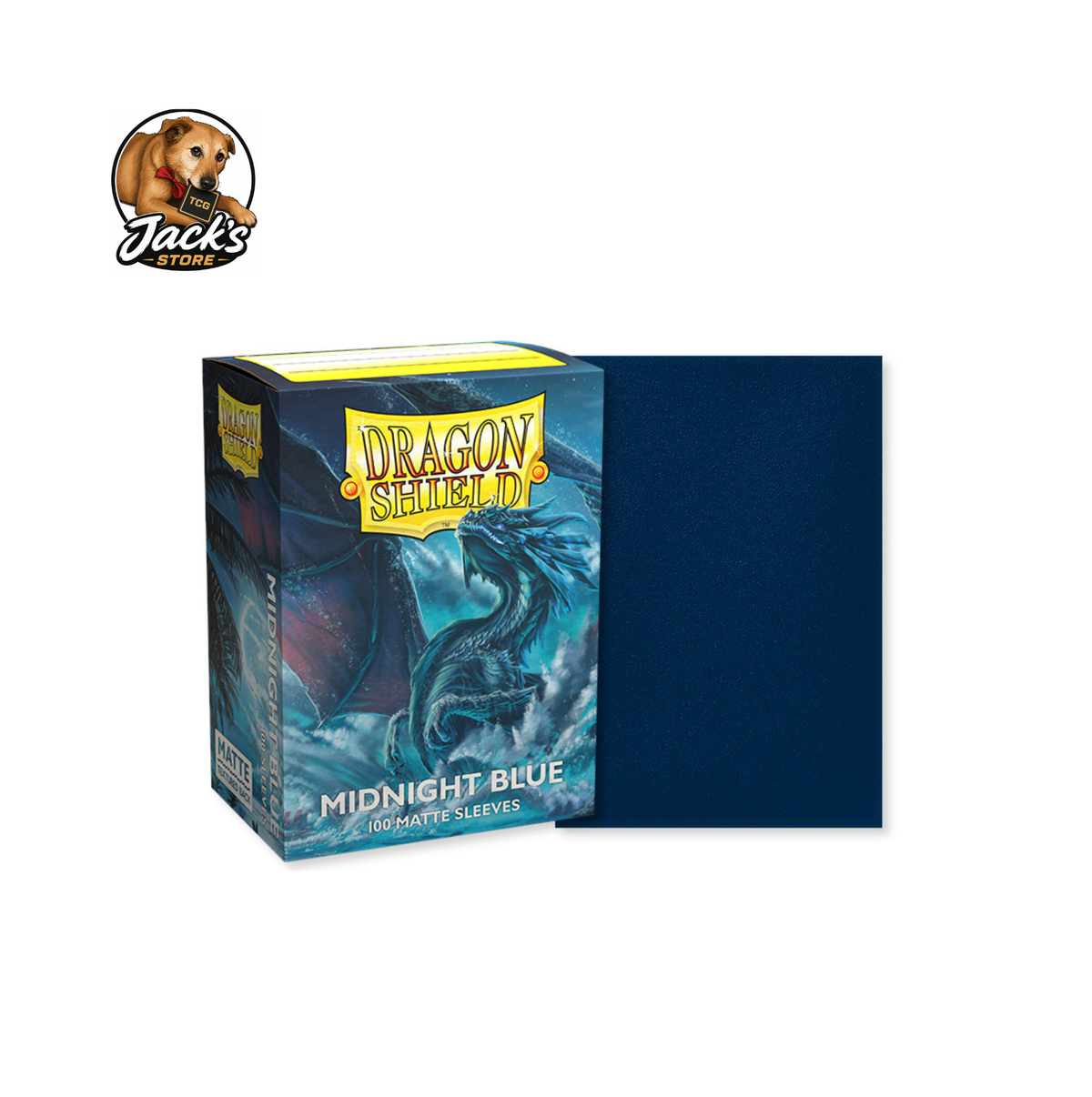 Dragon Shield - Bustine Standard Matte - Midnight Blue 100Pz