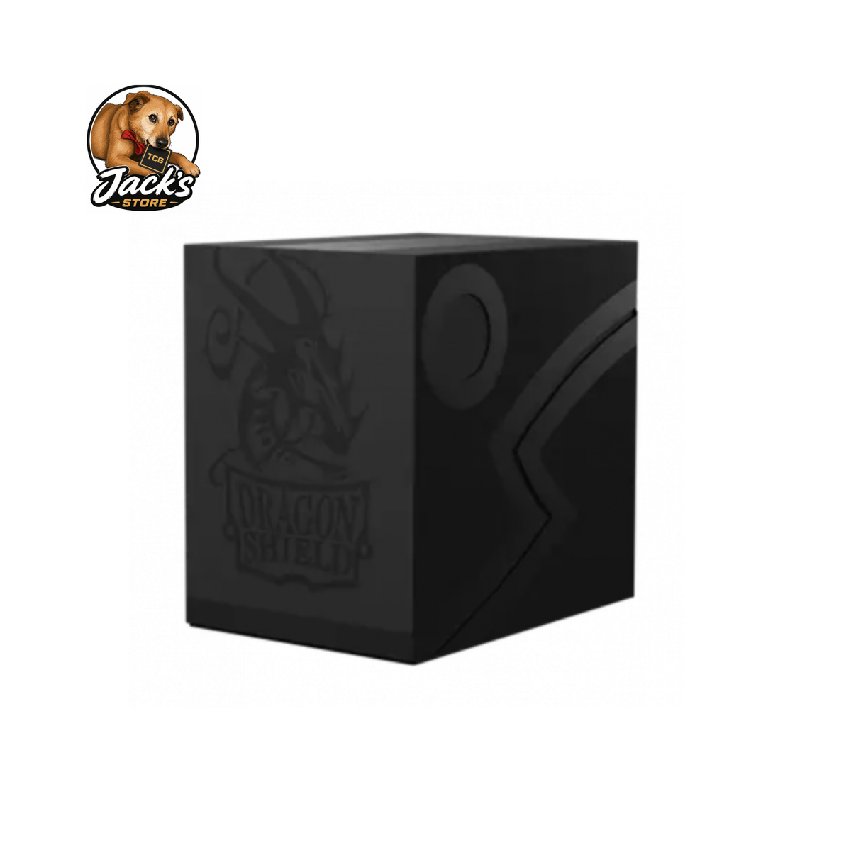 Dragon Shield: Double Shell 150+ - Shadow Black/black